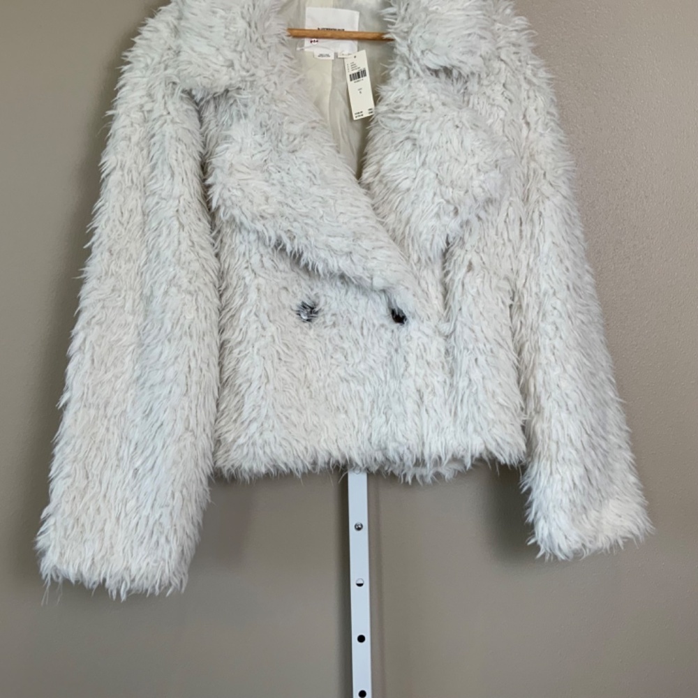 Anthropologie Faux Fur Jacket Coat - Picture 8 of 16